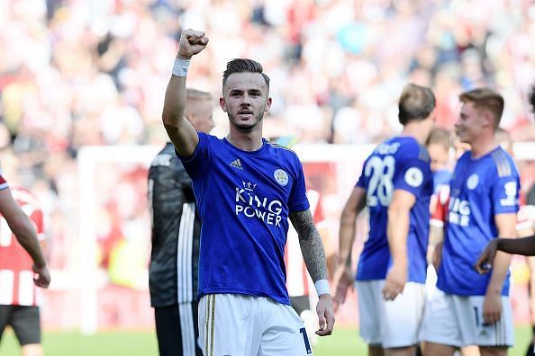 James Maddison should be under a man-mark to resist all possible threats from the Foxes' #10